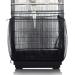 SYOOY Birdcage Cover Seed Catcher Universal Birdcage Nylon Mesh Cover Parrot Cage Net Skirt Guard Extra Large for Round Square Cages - Black (Not Included Birdcage)