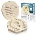 Original Zrilubkrelz tooth box tooth box for children made of wood |including letter |German language |2 versions for young & girls |Milk tooth box milk tooth box for milk teeth as a gift birth