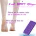 70-Piece Pedicure Exfoliator Kit: Disposable Pumice Stone, Sponge Scrubber, Callus Remover, Nail Files - Purple - Buy Online on SooperMarket.com