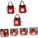 Anneome Pouch 3pcs Christmas Bag Candy Bags Christmas Tree Hanging Ornament Doll Wrapping Bags Drawstring Bag - Buy Online on SooperMarket.com