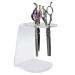 Neamou Acrylic Scissors Holder Acrylic Scissors Holder for Groomer | Groomer Scissors Rack 6- Clear Combs Storage Desktop Organizer for Stylists for Barber Shop Home