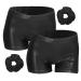 Aosva 2 PCS Little Big Girls' Sparkle Dance Tumbling Athletic Gymnastics Shorts for Girls 2-14Years 5-6 2pcs Sparkleblack