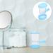 Healifty Glass Cleaner Accessories Set - 6pcs Sky-blue Silicone Cups for Effective Cleaning of Glasses, Makeup Tools, and Bath Containers - Buy Online on SooperMarket.com