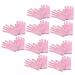 minkissy 10 Pairs Moisturizing Gloves Gels Hand Cover Moisturizing Gel Gloves for Dry Hands Cotton Gloves for Dry Hands Gels Gloves Skin Care Gloves Essential Oil Pink Lotion Polyester Miss