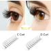 14mm 7D-D-0.07 Premade Fans Eyelash Extensions - Short Stem 3D 5D 7D Volume Lashes C D Curl 9-20mm - Buy Online on SooperMarket.com