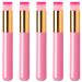 Dming 5 Pieces Lash Shampoo Brushes  Eyelash Extension Cleansing Brush Peel Off Blackhead Remover Tool Nose Pore Deep Cleaning Brush Cosmetic Lash Cleanser Brush Facial Cleansing Brushes (Pink) 5 Count (Pack of 1) pink 1
