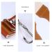 Minkissy Double Layer Sharpening Strop Belt - Leather Canvas Razor Knife Sharpener for Barber Shop and Home | Hanging Buckle Polishing Strap - Buy Online on SooperMarket.com