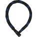 Abus chain lock Ivera Chain 7210-Bicycle lock with highly flexible IvyTex art fiber coating-Abus safety level 8 black 110 cm