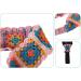 JSGHGDF Crochet Headband Hollow Kerchief with Stretchy Hair Rope Ethnic Flower Pattern Turban for Girls Photo Props White - Buy Online on SooperMarket.com