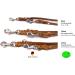 Premium Adjustable Dog Liner for Small & Large Dogs - 2.80m Double Linen in Cognac | International Shipping - Buy Online on SooperMarket.com