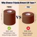 XL Breast Lift Tape for A-G(DD) Cup Brown - BoobTape for Large Breasts, Body & Athletic Support with Nipple Cover - Booby Tape Solution - Buy Online on SooperMarket.com