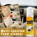 Multipurpose Foam Cleaner Spray Foam Cleaner for car and House Lemon Flavor All-Purpose Household Cleaners for Kitchen Bathroom Car 100ml (2 Set) - Buy Online on SooperMarket.com
