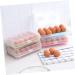 OSALADI 15 Eggs Egg Holder Tray Egg Holder Basket Egg Holder for Fridge Egg Storer Container Box Egg Tray White Medium - Buy Online on SooperMarket.com