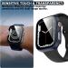 6 Pack Hard PC Case + Tempered Glass for Apple Watch 44mm SE(2022) Series 6/SE/5/4 - Ultra-Thin Scratch Resistant Protective Cover - Black/Blue/Green/Starlight/Clear/Rose Gold - Buy Online on SooperMarket.com