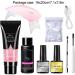 LOUMMRCY Polygel Nail Kit - Complete 8 Piece Starter Set for Beginners | DIY French Nail Art & Manicure at Home - Buy Online on SooperMarket.com
