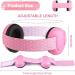 Zoompil Baby Capsule Listener - Premium Ear Protection Headphones for Newborns & Toddlers | Foldable Hearing Protection in Pink - Buy Online on SooperMarket.com