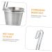 PRETYZOOM 2 Pcs Sauce Cup Appetizer Plates Sauce Dishes Mini Side Dishes Individual Saucers Bowl Bbq Sauce Bowls Prep Bowl Mini Measuring Cup Dipping Stainless Steel American Style - Buy Online on SooperMarket.com