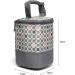 LCY Insulated Baby Bottle Cooler Bag | Holds 4 Bottles | Grey & Pink Dots - Buy Online on SooperMarket.com