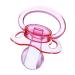 Landofgenie Adult Size Pacifier - Large Shield Gloss Transparent Design - 2 Pack (Blue & Pink) - International Shipping Available - Buy Online on SooperMarket.com