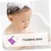 Buy Purple Nylon Bubble Net Bath Bag for Shampoo Bars Eco-Friendly Durable & Ideal for Travel - Buy Online on SooperMarket.com