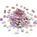 Iridescent Mosaic Glass Tiles - 200 Pieces Stained Glass Tile for Mosaic Craft - Autumn Assortment - Buy Online on SooperMarket.com