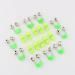 VGEBY Fishing Alarm Dual Bells - 20pcs LED Night Bite Alarm Set | Portable Fishing Accessory for International Shipping - Buy Online on SooperMarket.com