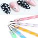 10Pcs Professional Nail Art Dotting Pens Set for Manicure - DIY Nail Art Tools - Buy Online on SooperMarket.com