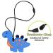 Nearbyme Baby Teething Necklace 2PACK Gray/Pink - Silicone Chewable Teether for Babies and Toddlers - Sensory Oral Motor Chew Tool for Aggressive Chewers - Buy Online on SooperMarket.com