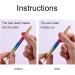 Worparsen Diamond Painting Pen Wax Nib Design Double Head Dual-ended DIY Nail Art Point Drill Drawing Pen compatible with Women Pink - Buy Online on SooperMarket.com