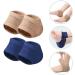 minkissy 2 Pairs Moisturizing Heel Socks Open Toe Socks Cracked Gel Heel Protector Toeless Spa Socks Heel Repair Socks Footcare for Dry Hard Cracked Skin B - Buy Online on SooperMarket.com