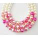 PET SHOW Pink Faux Pearl Rhinestone Necklace for Female Small Dogs and Cats - Grooming Accessories (Size M 9.8-11.8) - Buy Online on SooperMarket.com