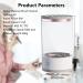 Buy Automatic Makeup Brush Cleaner - Rechargeable Quick Dry Transparent Washer for Effortless Cleaning - Buy Online on SooperMarket.com