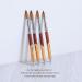 Premium #20 Sable Kolinsky Acrylic Nail Brush - Perfect for Nail Art & Manicure Tools | Zobelhaar Wooden Nail Polish Brush - Buy Online on SooperMarket.com