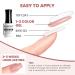 RARJSM Nude Rubber Base Gel Nail Polish - 15ml Iridescent Light Pink Rubber Builder Gel with Rainbow Glitter for French Manicure - Quick Extend & Soak Off - Buy Online on SooperMarket.com