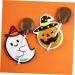 Cabilock Halloween Lollipop Decoration 100 Pcs Lollipop Paper Lollipop Candy Lollipop Packaging Lollipop Ghost Lollipop Greeting Lollipop Decoration Pencil Caps Message Halloween - Buy Online on SooperMarket.com