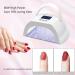 BOLASEN 80W UV Nail Lamp for Fast Gel Polish Curing | Salon Quality LED Nail Dryer with 42 Beads and 4 Timers | Auto Sensor | Gift for Women - Buy Online on SooperMarket.com