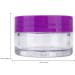 Beauticom 24 Pack Clear Jars with Purple Lids - 20G/20ML BPA-Free for Lotion Creams Toners & Makeup Samples - Ideal for eCommerce & International Shipping - Buy Online on SooperMarket.com