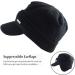 Winter Beanie with Visor & Earflaps for Men - Outdoor Fleece Hat Scarf Set in Black - Buy Online on SooperMarket.com