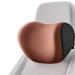 Auto neck pillow softness car headrest pillow neck pillow car car headrest neck pillow accessories cushion memory cotton car accessories headrest pillow headrest (brown)