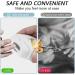 Closer Electric Nail Clipper Portable Automatic Nail Clippers for Adults Electric Nail Clippers White Easy Install Easy to Use - Buy Online on SooperMarket.com