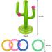 UNIME Inflatable Cactus Ring Toss Game Set Target Toss Floating Swimming Ring Toss Includes Inflatable Cactus 4 Color Rings for Fiesta Party Accessories Hawaiian Pool Beach Party Decoration Supplies - Buy Online on SooperMarket.com