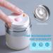 2Pcs 30ml Airless Pump Cream Jar Travel Bottles for Lotions & Makeup - Buy Online on SooperMarket.com