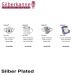 Premium Silver Jug Children's Rattles with Bite Ring - 7cm Noble Silver-Plated Gift Packaging - Buy Online on SooperMarket.com
