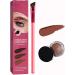 Lovelycat 3 color eyebrow powder waterproof long-lasting eyebrow powder Multi color eyebrow powder close to hair color Professional eyebrow powder (brown)