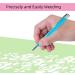 3-Piece Craft Weeding Tool Set for Vinyl - Precision Weeding Pin Pen and Stainless Steel Point - Green Blue Purple - Buy Online on SooperMarket.com