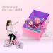 U-LIAN Kids Purple Streamers and Bike Bell for Girls | Flower Bicycle Bell + Handlebar Streamers Set - Pink - Buy Online on SooperMarket.com