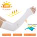 Regerly Long Sleeve Cooling Arm Covers - UV Protection 6 Pairs for Outdoor Sports Running & Cycling - Buy Online on SooperMarket.com