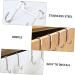 CHILDWEET Stainless Steel Hooks 3pcs Wall Hanger Hooks Key Hanger Wall Clothes Rack Bathroom Hangers Wall Hook Ordinary 7.5X6.5CM Silver - Buy Online on SooperMarket.com