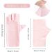 Classycoo 2 Pairs Anti UV Gloves for Gel Manicure Light Protection Gloves for Gel Nail Lamp Nail Art Fingerless UV Light Gloves Pink - Buy Online on SooperMarket.com