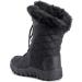 Polar Women's Quilted Faux Fur Cuff Winter Boots - Black | Duck Rubber Sole | Snow & Rain Outdoor Boot - Buy Online on SooperMarket.com